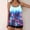 #0091-Blue, variant on Womens Tankini Swimsuit Plus Size Two Piece Bathing Suit Flowy Swim Tops with Boy Shorts 2026 Modest Swimwear