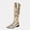 Gold, variant on WAVSUF Women's Slouch Mid Calf Boots Wide Width Anti Slip Pointed Toe Fall Daily Plus Size Boots Black 6