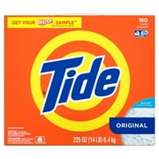 Product of Tide Laundry Detergent Powder, Original, 160 Loads, 225 oz.