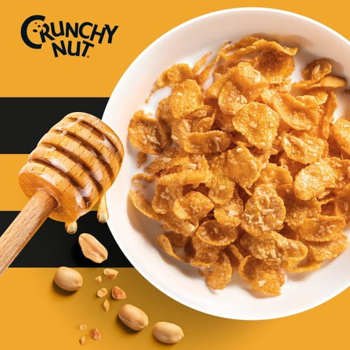 Kellogg's Crunchy Nut Original Breakfast Cereal 300g, British Import (Pack of 3)