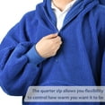 thumbnail image 3 of Flyingstar Oversized Hoodie Throws Blanket Sweatshirt, for Adults Men Women Teenagers Kids, 3 of 7