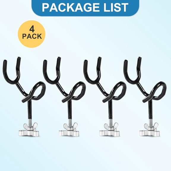 Fishing Rod Holders for Boat 4Pcs 20  4 Inch  Grip Steel Boat Holder with Mounting Base