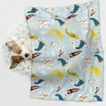 thumbnail image 6 of Yiaed Japanese Carps Print Dog Blankets-Cat Blanket Washable for Couch Protection,Puppy Blanket, Soft Plush Reversible Throw Furniture Protector-Medium, 6 of 8