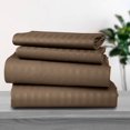 thumbnail image 5 of Lux Decor Collection Full Bedding Sheet Set - 16" Deep Pocket Sheets Set - Soft Microfiber Shrinkage & Fade Resistant, Easy Care Bed Sheets Set - Brown, 5 of 6