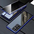 thumbnail image 1 of Funda antimirones para Galaxy S23 Ultra, protección 360, vidrio templado, privacidad, fuerte adsorción magnética, marco metálico., 1 of 5