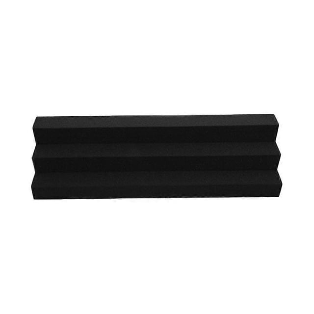 Useful Corner Bass Trap Sound Absorbing Acoustic Foamed Tile for Studio (Black)