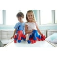 thumbnail image 4 of Green Toys Rocket with 2 Astronauts Toy Vehicle Playset, Blue/Red, 4 of 8