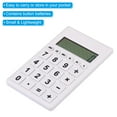 thumbnail image 5 of Uxcell Desktop Calculator, 8 Digit LCD Display Portable Desk Calculator Standard Function Style 2, White, 5 of 6