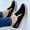 Black, variant on Herrnalise Women's Ladies Fashion Casual Versatile Comfortable Canvas Flat Casual Shoes Shoes on Clearance Women