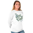 thumbnail image 4 of Funny Sow Cool Gardening Flower Pun Women Plus Size Long Sleeve Graphic Tee Brisco Brands 3X, 4 of 5