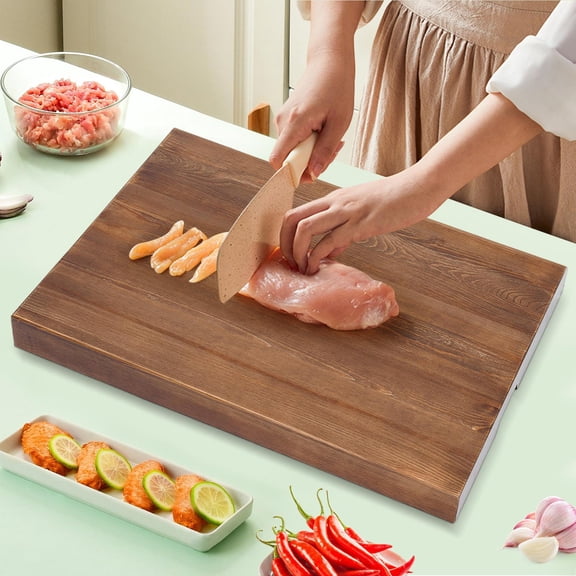 Noodle Board Stove Cover with Handles, Pine Wood RV Sink Cover for Gas and Electric Stove Top, Counter Space Top Covers for Kitchen