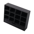 thumbnail image 2 of Vitrina en miniatura a escala 1/12, miniorganizador, vitrina para manualidades, con 12 cuadrículas. negro, 2 of 9