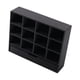 thumbnail image 3 of Caja divisoria de almacenamiento a escala 1:12, miniorganizador, vitrina, bandeja de simulación, diorama, escenario con 12 cuadrículas para mesa de negro, 3 of 9
