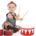 1 Set Of Percussion Drum Instrument Toy For Children Two Side Drum 1-set-of-percussion-drum-instrument-toy-for-children-two-side-drum