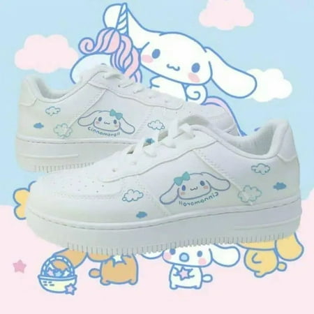 Sanrio Cinnamoroll Summer New White Shoes Student Co-branded Modified Niche Original Cute Girls Sports Versatile Sneakers