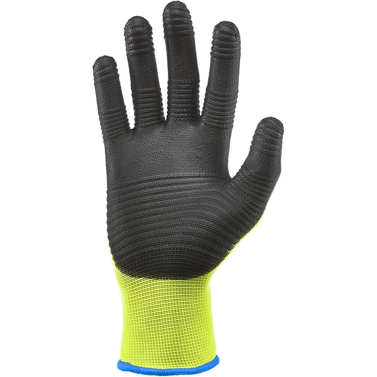 Gorilla Grip RhinoFlex A5 Cut Protection Hi Vis Work Gloves, 25261