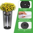 thumbnail image 3 of Plant Risers Inserts, Stable and Strong Load Bearing Capacity Adjustable Height Pot Fillers with Drainage Holes for Tall Taper Flower PotBlack, 3 of 7