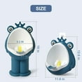 thumbnail image 2 of Potty Training Urinal Boy Urinal Kids Toddler Pee Trainer Bathroom Funny Baby Training Potties（DEEP Blue）, 2 of 8