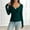 Green [New Arrivals: Mix, Match & Save], variant on Women's Solid Color V Neck Long Sleeve Base Layer T-Shirt Top Loose Fit Breathable Casual Everyday Wear | CSEONE,Pink XL