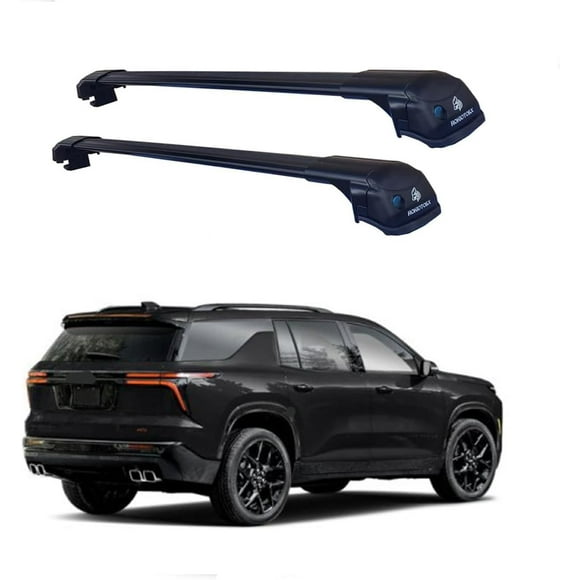 ROKIOTOEX  Cobra Roof Rack Crossbars for 2024-2025 Traverse Black Crossbars.