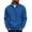 Blue, variant on qafoshin Mens 1/4 Zip Pullover Sweatshirt Fall Winter Stand Collar Long Sleeve Shirts Trendy Casual Solid Color Pullover Tops with Pocket
