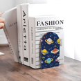 thumbnail image 6 of Naloa Planets and Stars Wood Non-Skid Bookend for Shelves,Book Ends for Heavy Books, Book Stand for CDs,1 Pair, 6 of 7
