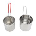 thumbnail image 1 of Small Deep Fryer Pot Stainless Steel Olecranon Type Diversion Japanese Style Oil Saving Small Port For Kitchen 304 Stainless Steel, 1 of 8