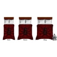 thumbnail image 4 of Couette Ou Duvet Araignée Noire, Housse de Lit Gothique, Décor de Chambre Rouge, Très Grand,, 4 of 7