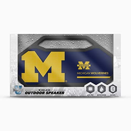 NCAA Michigan Wolverines XL Altavoz Bluetooth Inalámbrico, Color del E