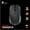 black, variant on Fantech RAIGOR III WG12RS Silent Mouse Wireless 2.4Ghz 720 Hours of Use Non-slip Coating 2000 DPI Office Mouse Silent Mice