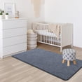 thumbnail image 4 of Soft 2x4 Small Runner Rug  Bedside Rugs For Bedroom Indoor Hallway Carpets Non Slip Living Room Area Throw Memory Foam Laundry Teen Dorm Decor Blue, 4 of 7
