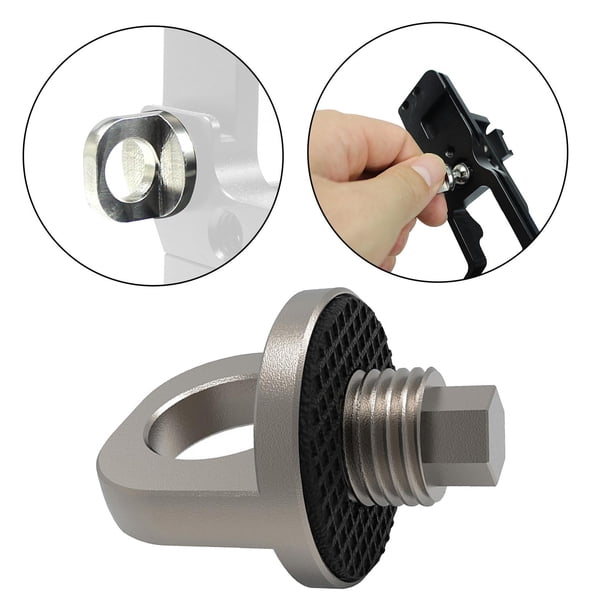 1 de tornillos de fijación de cámara con en D de material acero inoxidable SLR Cámara DSLR fija 1/4 "-20 pulgadas para bandolera de hombro Bolsa Yotijar Tornillo de fijación de la cámara