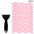 thumbnail image 1 of Toystoory Adhesivo antideslizante Piso Bañera Anti-skip Calcomanía Hogar Baño Cocina PEVA S Forma Cinta rosado, 1 of 6