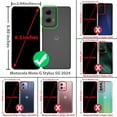 thumbnail image 2 of TJS for Motorola Moto G Stylus 5G 2024 Phone Case, with Tempered Glass Screen Protector, Impact Resistant Metal Ring Magnetic Support Kickstand Drop Protector Cover for Moto G Stylus 5G 2024 (Teal), 2 of 7