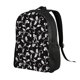 thumbnail image 2 of Fotbe Black White Leaves Mochila de Viaje para Laptop, Mochila Ejecutiva Delgada y Resistente 15.6", 2 of 8