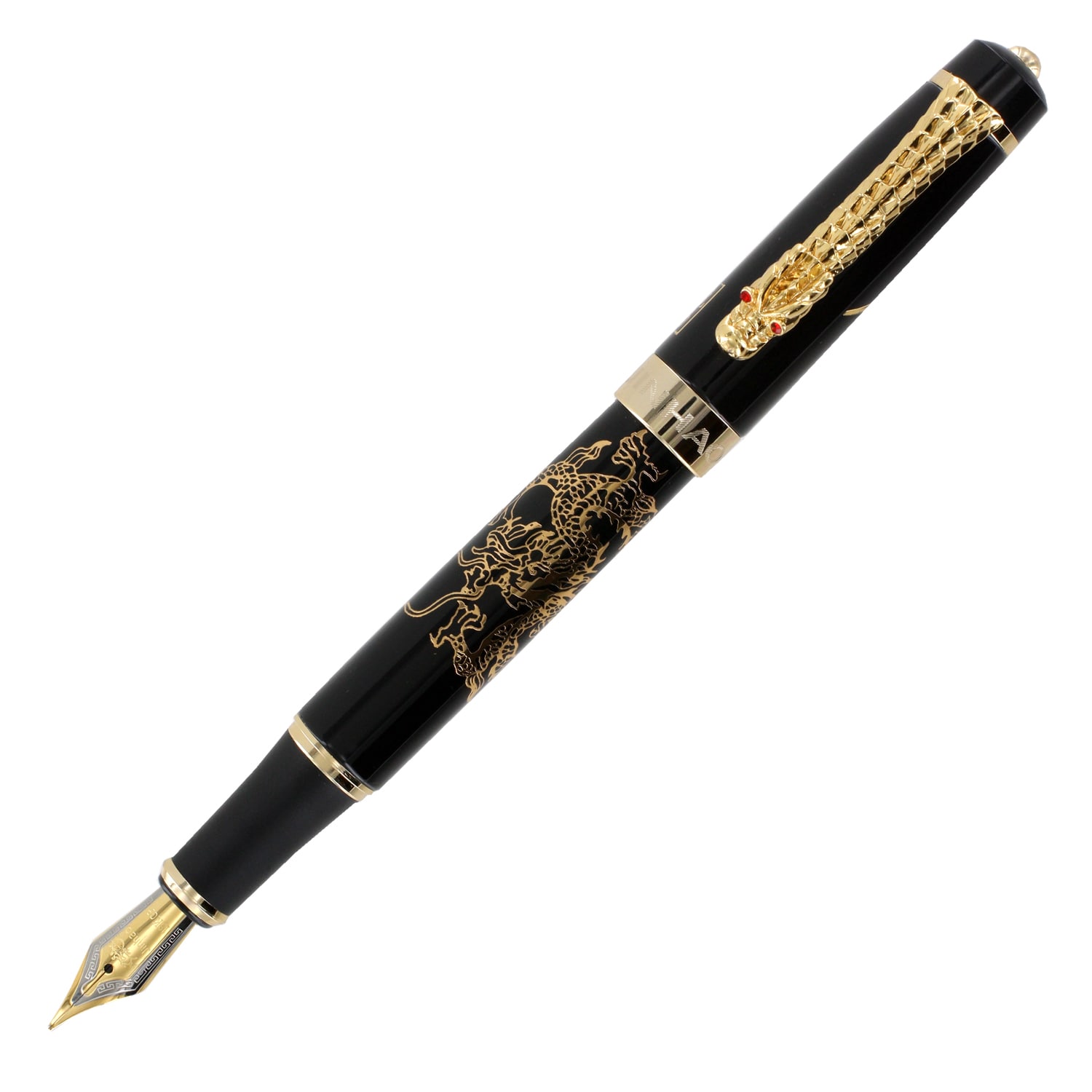 JinHao 888 Long Offspring Golden Dragon Fountain Pen - Walmart.com