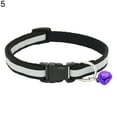 thumbnail image 2 of Walbest Reflective Cat Collar with Bell Basic Dog Cat Collar Buckle Adjustable Polyester Cat Dog Collar or Seatbelts, 2 of 7