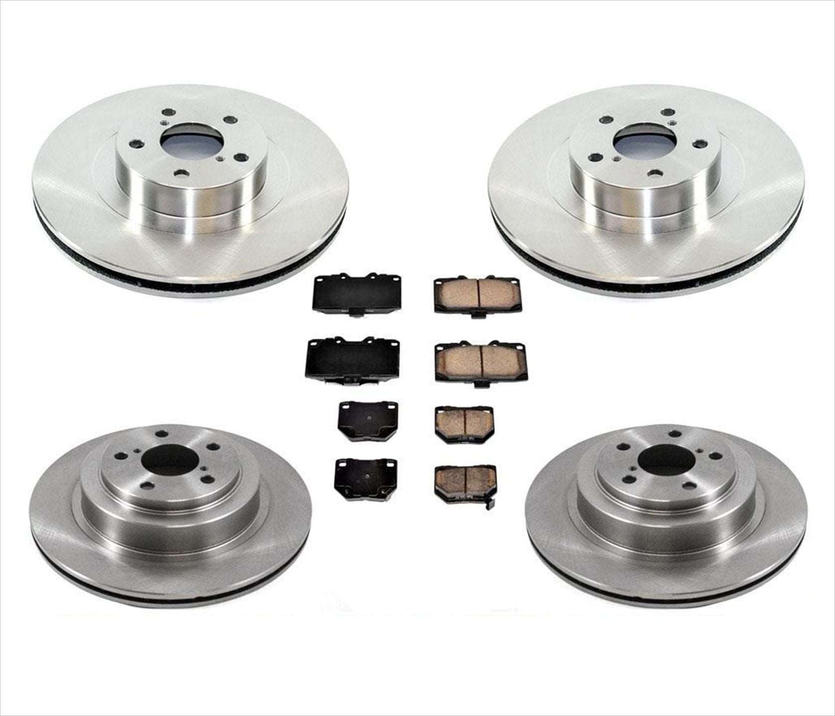 Front Rear Rotors & Brake Pads fits for Subaru Impreza WRX 2.5L Turbo