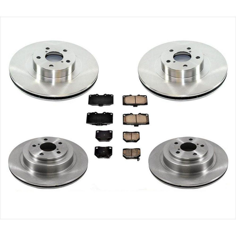 Front Rear Rotors & Brake Pads fits for Subaru Impreza WRX 2.5L Turbo