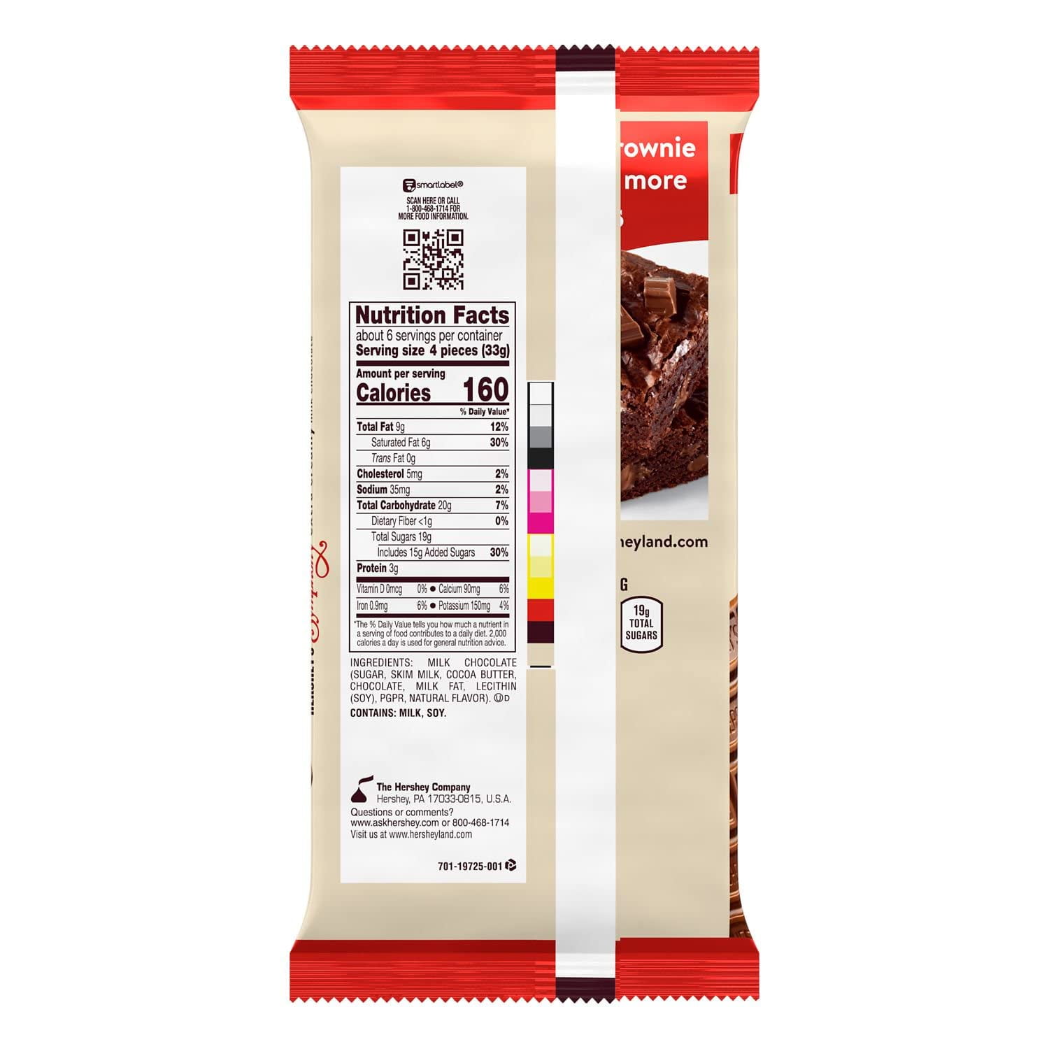 Hershey's Symphony Extra Creamy Milk Chocolate Giant Candy Bar 7.37 oz (Pack of 3)