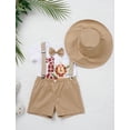 thumbnail image 3 of FYMNSI Toddler Baby Boys First Birthday Wild One Animal Outfit Romper Suspenders Shorts Hat Photo Shoot Clothes, 3 of 8