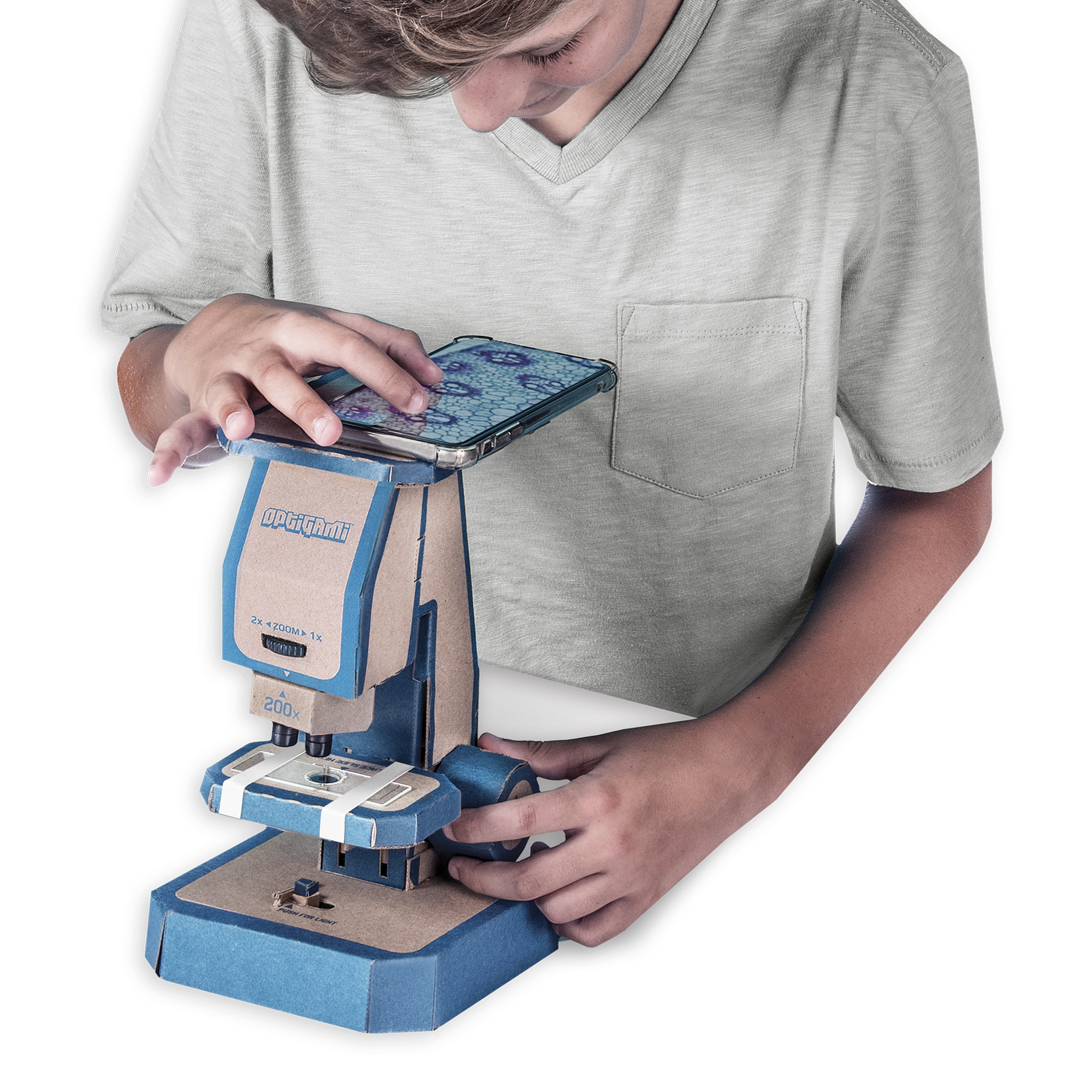 CARSON OG-100 Optigami Build-Your-Own Cardboard Microscope Kit