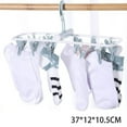 thumbnail image 2 of Home Drying Rack Socks Underwear Hanger Foldable Clothes Drying Rack with 12 Clothespins for Balcony, 2 of 2