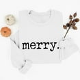 thumbnail image 2 of Craaazy Christmas Sweatshirt for Women Crewneck Long Sleeve Sweatshirts Casual Christmas Graphic Shirts Letter Printed Pullover Tops Gifts, 2 of 6