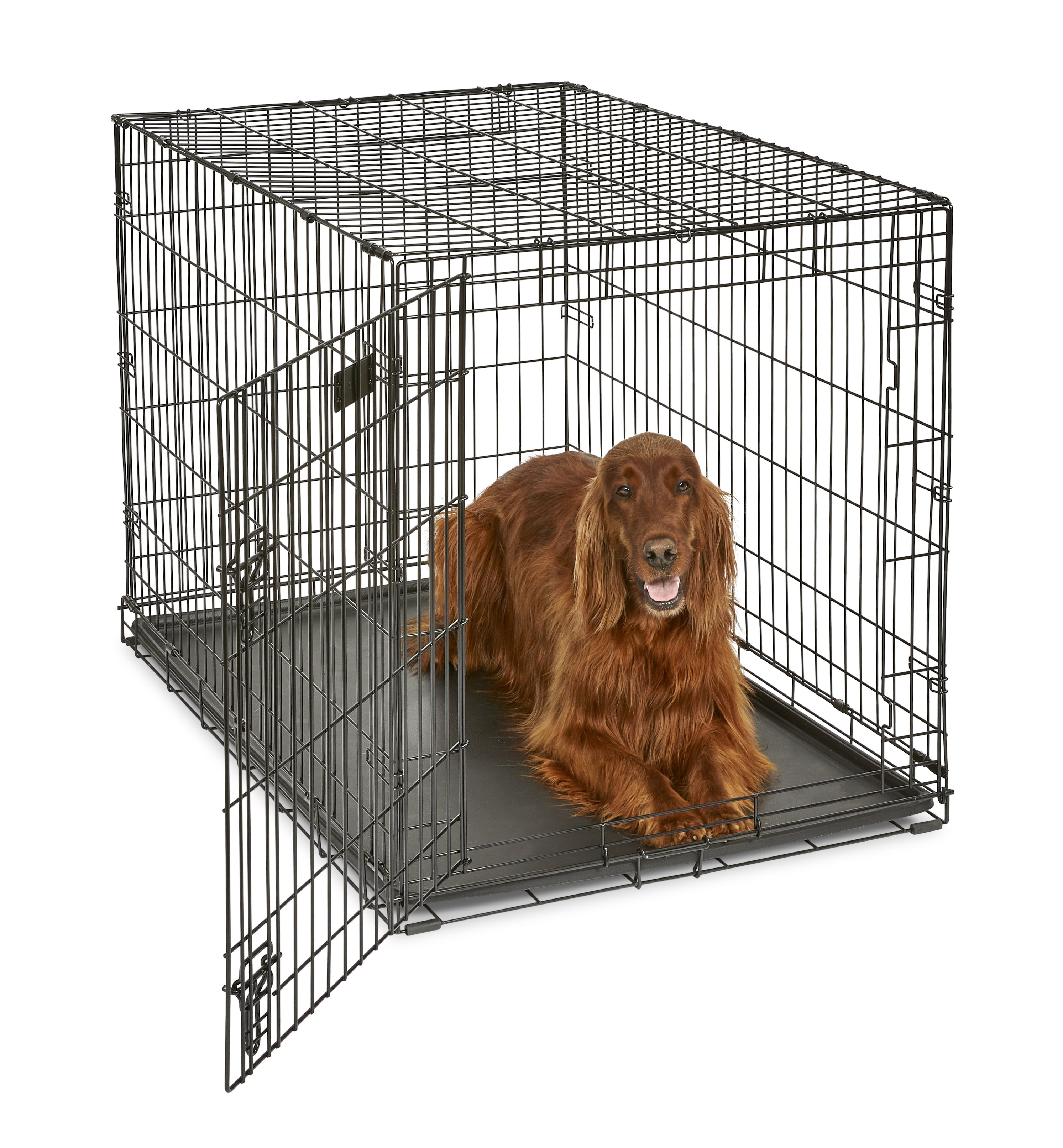 MidWest Homes for Pets Newly Enhanced Single Door iCrate Dog Crate 42 inch - image 2 of 8