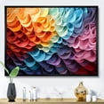 thumbnail image 1 of Designart Op Art framed wall Art, Chromatic Elixir Opt Art framed wall decor I , op art framed wall art decor, Multi-Color Modern black framed wall art, 44x34 inches black frame, 1 of 5