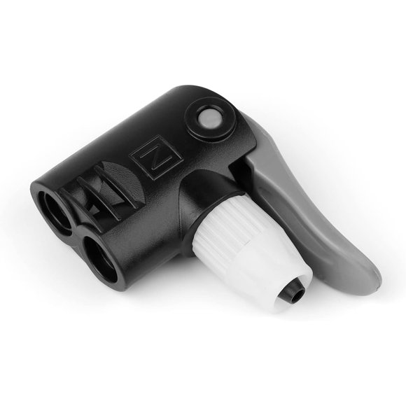 Pump Head Bicycle Pump, Replacement Bicycle Pump Adapter, Schrader Valve and Presta Valve, for Pump for Bicycles and Motorcycles