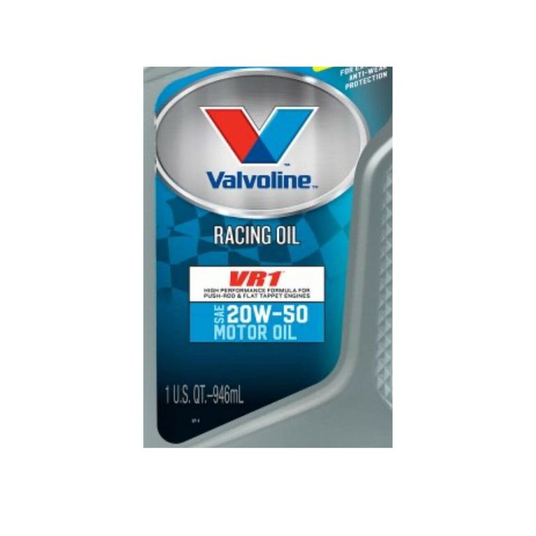 5 Quarts Engine/Motor Oil VR1 Racing Valvoline 20W-50 High
