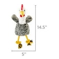 thumbnail image 6 of Vibrant Life Cozy Buddy Chicken with Rope Dog Toy Plush,  Durable,Chew Level 3, 6 of 7
