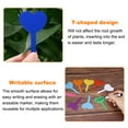 thumbnail image 4 of Uxcell 200pcs Plastic Plant Labels 3.26" x 1.97" Reusable Waterproof & Sun-Proof Garden Tags, Blue, 4 of 7